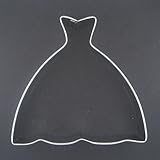 Princess Ball Gown or Wedding Dress Cookie Cutter - 5 Inch