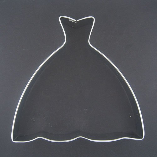 Princess Ball Gown or Wedding Dress Cookie Cutter - 5 Inch