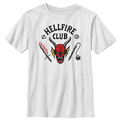 Boy's Stranger Things Welcome to The Hellfire Club T-Shirt