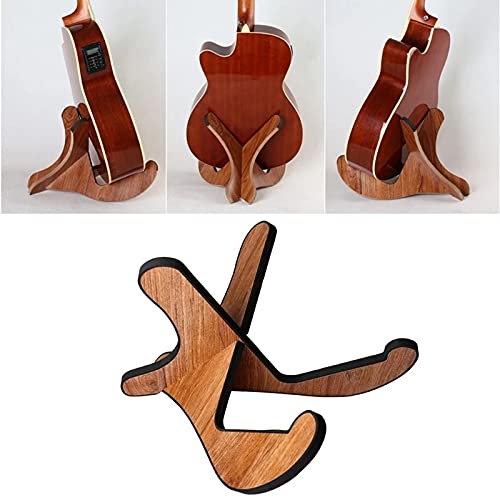 WAQAM Stand de guitare Support de guitare acoustique en bois universel X-Cadre avec bord doux pour guitares de basse… - Les Beatles, Paul McCartney, John Lennon, RIngo Starr, George Harrison WAQAM Stand de guitare Support de guitare acoustique en bois universel X-Cadre avec bord doux pour guitares de basse… – Image 4