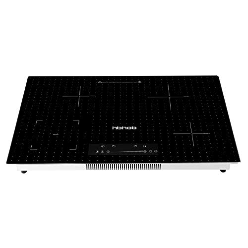 30 Inch Induction Cooktop, Stove Top Electric Cooktop, 4-Burner Electric Induction, Black Vitro Ceramic Smooth Surface Glass Gasland Chef, 220V Electric Induction Cooker, Timer & Safety Lock.