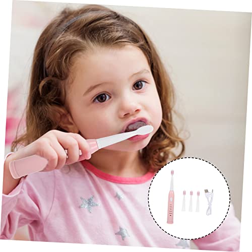 OATIPHO 1Satz Elektrische Zahnbürste für Weiche Borsten Modi USB Wiederaufladbar Ergonomisch für Kleine Hände für Jungen und Sanfte Zahnreinigung – Bild 3