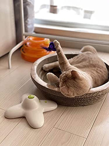 All for Paws Cat Toys Interactive Butterfly Flutter Bug Cat Automatic Toy Stimulating Kitty Toys for Indoor Cats - Image 6