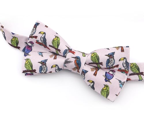 Image of OCIA Cute Pattern Pre-tied Bow Tie Adjustable Bowties for Adult & Children