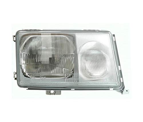 Right Headlight compatible with Mercedes-Benz E Class W124 S124 1985 1986 1987 1988 1989 VP906P Front Car Light Lamp Headlamp Passenger Side Headlights Assembly Projector Chrome LHD