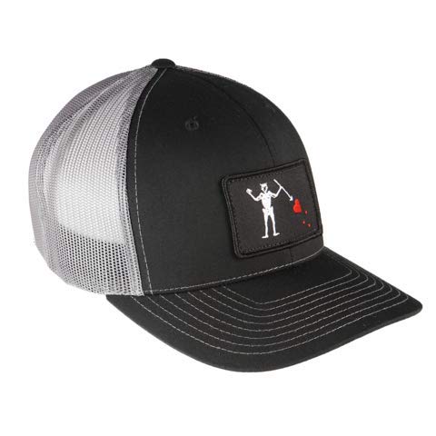 Black Rifle Coffee Company Hats (Blackbeard Trucker Hat - Black and Charcoal)