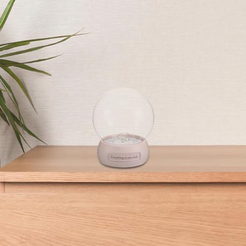 Cúpula de cristal para rosas preservadas y flores con base LED 5