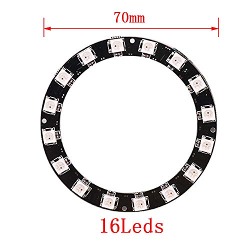 XUNATA WS2812B 5050 RGB, lampada ad anello a LED