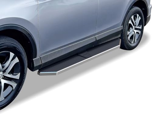Estribos laterales pulidos para Toyota Rav4 2016-2018