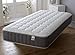 Starlight Beds Diamond Tile European Single Memory Foam Mattress. 90x200 Mattress with Springs and Memory Foam Layer. 20cms Deep, Plush Firmness, Grey, 90cm x 200cm