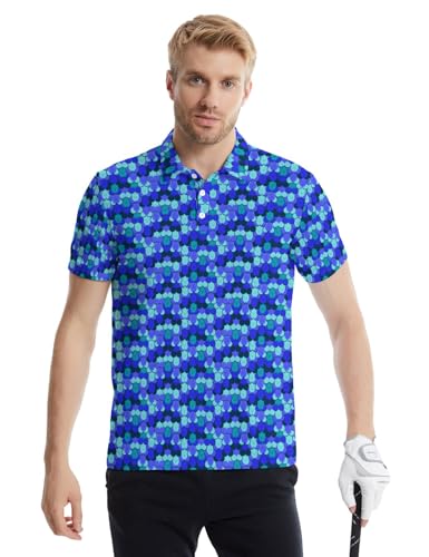 wunjqen Funny Golf Shirts for Men