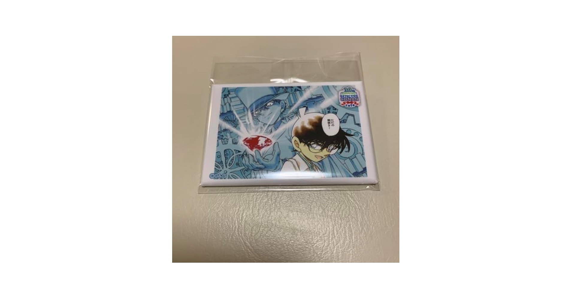 30周年コナンカフェ スクエアバッジA B 名探偵コナン連載30周年記念カフェ限定 スクエアバッジAB 全種