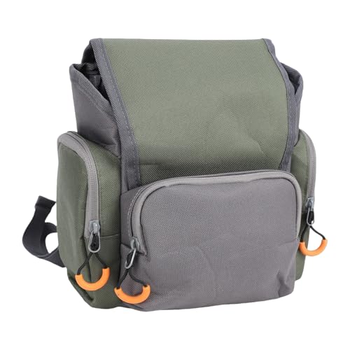 SUNGOOYUE Bolsa de Pecho para Exteriores, Arnés Binocular, Paquete de Pecho, Bolsa para Binoculares Ajustable, Plataforma Ligera de Nailon 500D con Cubierta para Lluvia para Senderismo,