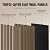 RITOLLO Wood Panels for Wall, 4 Pack Wood Slat Acoustic Panels, 118 x 11 in 3D Fluted Sound Absorbing Panels for Interior Wall Decor, Accent Wall for Living Room, Bedroom, Home Office (Light Walnut)