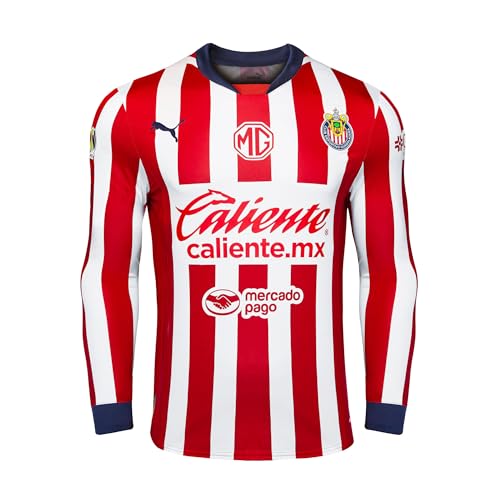 El Mejor Listado de Talla Eg los 5 más buscados. 45 Puma, Jersey de Chivas Local 24-25 LS, Hombre, Rojo, Talla EG