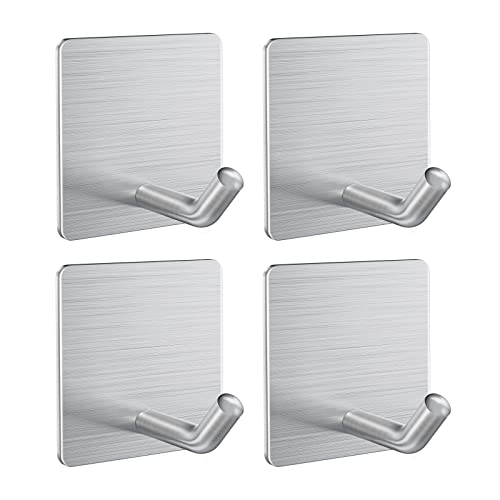 Aikzik Gancho autoadhesivo para toallas de baño o cocina acero inoxidable, sin agujeros Cover