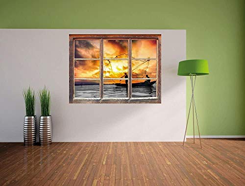 KAIASH 3D Adesivo murale Mobile Pescatore Pesca