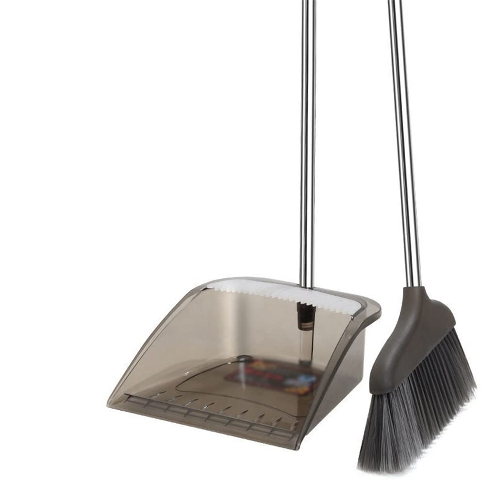 dustpan and brush, Floor Cleaning Brooms for Dust Pan House Sweeper Dustpan and Scoop Set Magic Garbage Collector Rubber