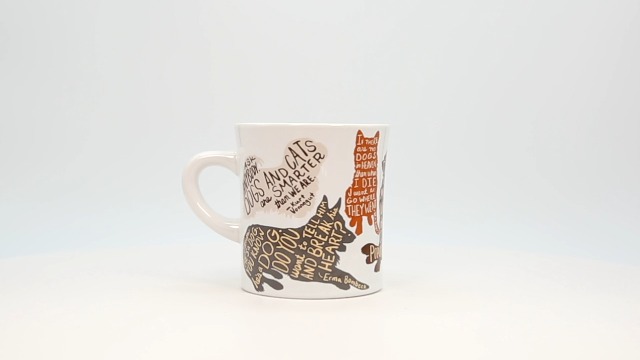 Taza literaria perro The Unemployed Philosophers Guild 12 oz miniatura 7