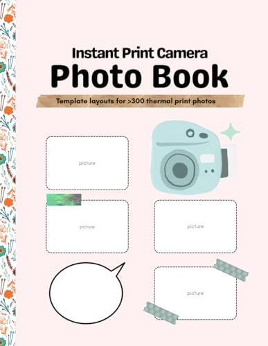 Instant Print Camera Photo Book for Kids
