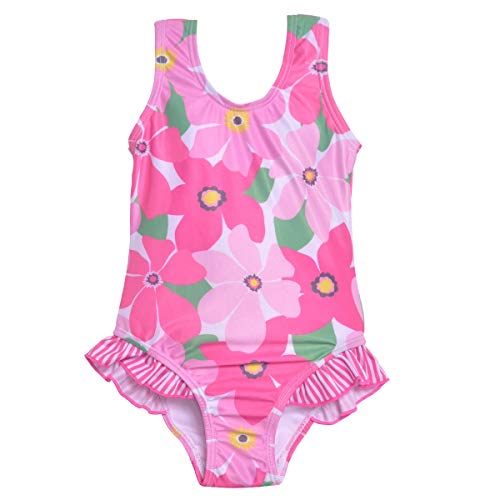 Image of Flap Happy Girls' UPF 50+ Ruffle Rash Guard
