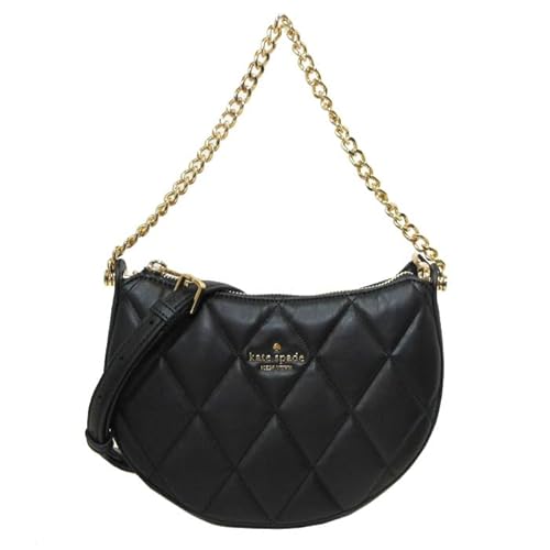 [�P�C�g�X�y�[�h] �o�b�O �V�����_�[�o�b�O kate spade �L���e�B���O�� �L�����[ �W�b�v�g�b�v �N���X�{�f�B �`�F�[���t�� 2WAY �΂ߊ|�� KC495 001 (�u���b�N) �A�E�g���b�g ���f�B�[�X [���s�A���i]