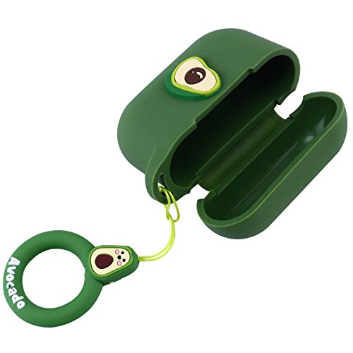 UKCOCO Capa de Fone de Ouvido de Silicone Fruta para Airpods Pro Com Suporte de Fivela 3D Cartoon Ab