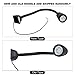 2-Pack LED Work Lights High Brightness Flexible Rotatable Gooseneck Lamps for CNC Machine Tools Industrial Equipment Adjustable Durable Lighting Solution