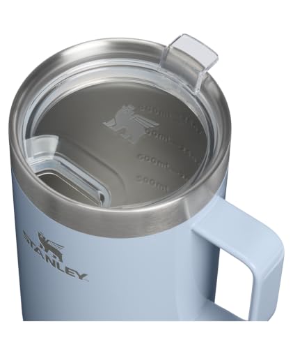 Image of STANLEY The Everyday Suburban Mug | 30 oz | Drink Through Lid | Cup for Coffee, Tea and Drinks | Insulated Stainless Steel Coffee Mug | BPA-Free | Blue Dream Gloss