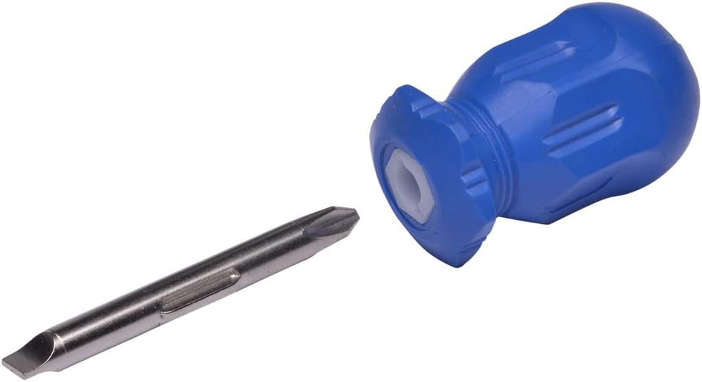 SW-Stahl 31200L Reversible Screwdriver Slotted and Cross Short