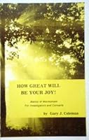 How Great Will Be Your Joy! 0890360863 Book Cover