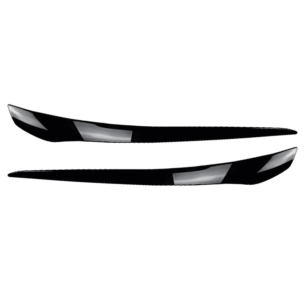 GZYF ABS Headlight Eyebrow Trim Cover Lamp Eye Lid Glossy Black for BMW 3 Series E92 E93 LCI Coupe 10-12 Car