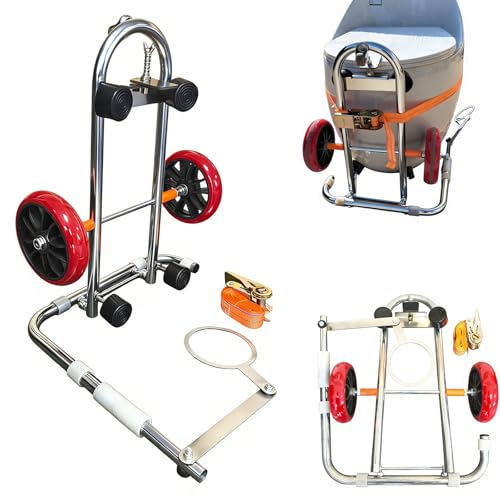 Toilet Installation Aid Portable Installation Jack with Foldable Cart Easy Moving and Repairing of Installation Aid Portable Toilet Dolly Lift Easy Move & Positioning by Plumbers