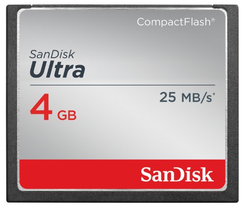 SanDisk Ultra Compact Flash 4 GB UDMA7 Memory Card up to 25 MB/s