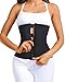 YIANNA Mujer Fajas Reductoras Adelgazantes Corset Reductor Waist Trainer Cinturón Abdomen Colombiana Negro,UK-YA2219-Black-XS