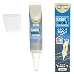 Twist & Grout Repair Kit From Floor-Fix Pro - Premixed & Waterproof Fast Drying Cream Grout Reviver - Bathroom, Shower, Kitchen (Cream)