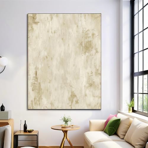 Beige Claro Textura Desgastada Cuadros 30X40Cm Lienzos Decoracion Colores Simples Dormitorios Comedor Pasillo Oficina Salon Cuadros Pared Impresiones Wall Art Prints