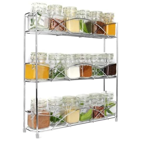 Maison & White Chrome 3 Tier Spice Rack Cover