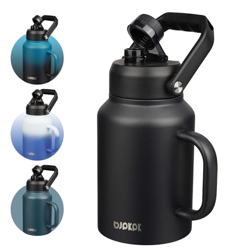 Image of BJPKPK 64oz Stainless Steel Water Bottle, Half Gallon Insulated Water Jug