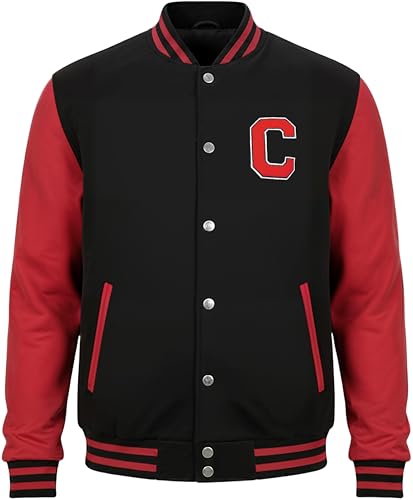 Image of Decrum Letterman Jacket Men - Casual High School Baseball Varsity Style Mens Bomber Jackets
