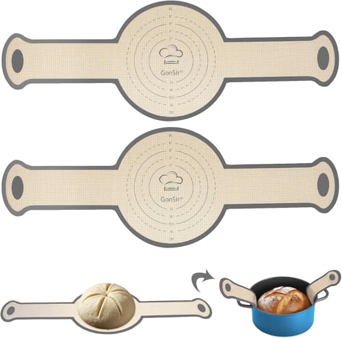 Gonsir Silicone Bread Sling, 2 Pcs Silicone Baking Sling with