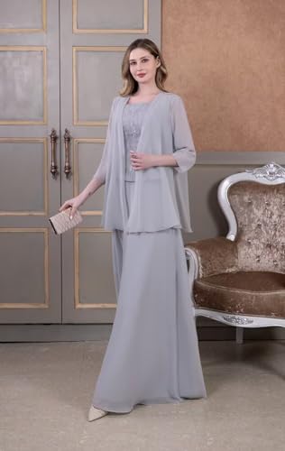 2 Pieces Mother of The Bride Dresses with Jacket Long Formal Evening Gowns for Women Mother of The Groom Dress4