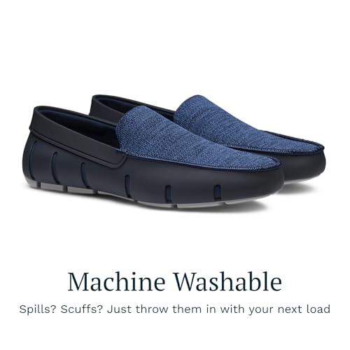 Image of SWIMS Venetian Loafer for Men, Lightweight Breathable Knit Slip-On Shoe, Water Friendly with Drainage System, Casual Travel Loafer