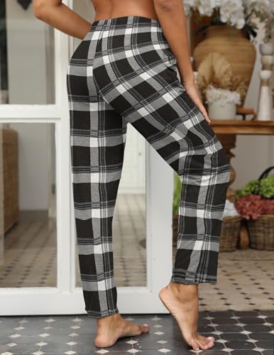 Ekouaer Womens Pajama Pants Lounge Pants Soft Drawstring Pj Bottoms - image 4