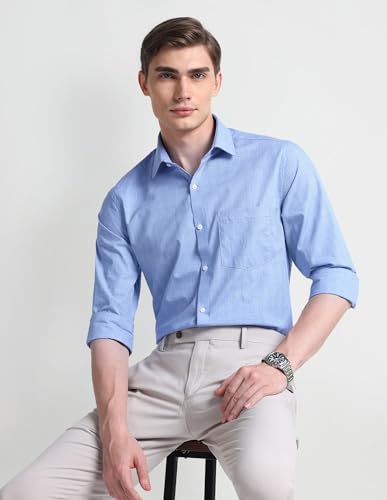 Image of Arrow Men's 100% Cotton Slim Fit Shirt