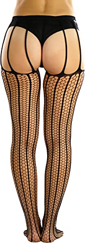 Image of ToBeInStyle Women's Suspender Pantyhose