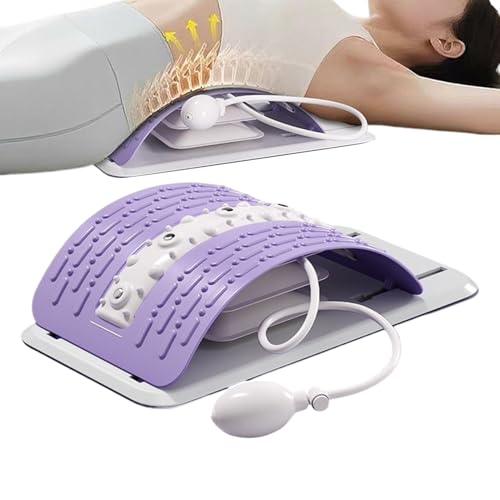 Rücken Strecker, Muskelregeneration Lumbalmassagegerät 150kg Belastbarkeit, Aufblasbarer rutschfester Rückendehner für Muskelregeneration und gegen Müdigkeit, Gym Zuhause Pilates Yoga Rücken Strecker, Muskelregeneration Lumbalmassagegerät 150kg Belastbarkeit, Aufblasbarer rutschfester Rückendehner für Muskelregeneration und gegen Müdigkeit, Gym Zuhause Pilates Yoga