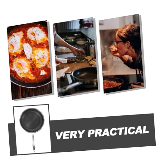 Wok chino PRETYZOOM de acero inoxidable multicolor miniatura 7