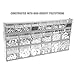 OEMTOOLS 22181 21-Bin Set, Store Small Hardware, 23.625” x 12”, Labels Included, Organization and Storage, Easy to Mount, Gray