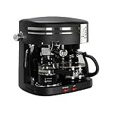 LKNJLL Máquina de café expresso, máquina de café con leche vaporizador 3 en 1 Manual Máquina de...